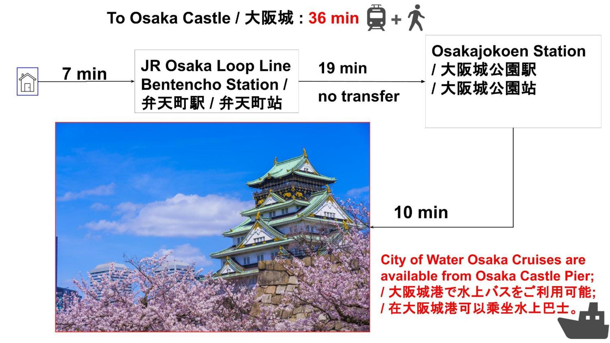 Appartement 15 Min To Shinsekai&tsutenkaku&harukas&umeda&osaka,25min To Shinsaibashi&dotonbori, 50min To Kyoto&nara&kobe