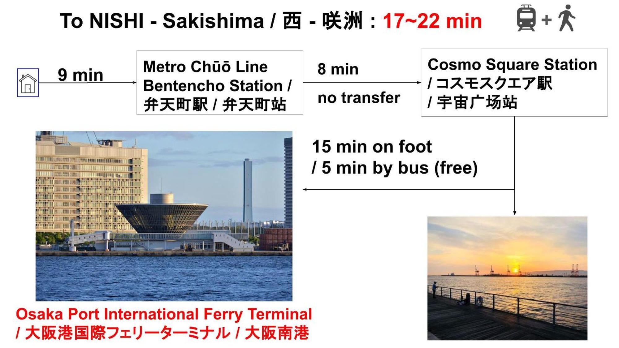 Appartement 15 Min To Shinsekai&tsutenkaku&harukas&umeda&osaka,25min To Shinsaibashi&dotonbori, 50min To Kyoto&nara&kobe Ōsaka